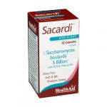 Health Aid Sacardi (saccharomyces Boulardii) 30 Cápsulas Vegetais