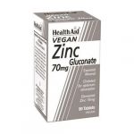 Health Aid Gluconato de Zinc 90 Comprimidos de 70mg