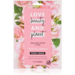 Love Beauty & Planet Blooming Radiance Muru Muru Butter & Rose Máscara em Folha