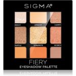 Sigma Beauty Eyeshadow Palette Fiery Paleta de Sombras 9g