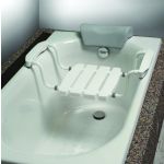 Assento de Banho em Alumínio Antiderrapante Confortável