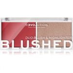 Revolution Colour Play Blush com Iluminador Tom Cute 5,8 g