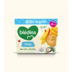 Blédina Tacinha 100% Vegetal Banana com Leite de Côco 6M+ 4x95g