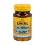 Nature Essential Cálcio 500 + Vitamina D 50 Cápsulas