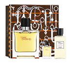 Hermes Terre D'Hermès Man Eau de Parfum 75ml + Eau de Parfum 5ml + Gel de Banho 40ml Coffret (Original)