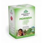Organic India Moringa Lift em Pó 45g 15 Saquetas