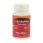 Naturbite L-acidophilus 500 Milhões Cfu 60 Comprimidos