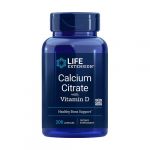 Life Extension Citrato de Cálcio com Vitamina D 200 Cápsulas