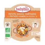 Babybio Batata-doce, Castanhas e Galinha-d'angola da Quinta de Poitou 230 g