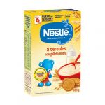 Nestlé 8 Mingaus de Cereais com Biscoito Maria Por + 6m 600 g