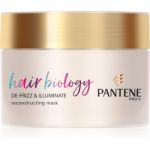 Pantene Hair Biology De-frizz & Illuminate Máscara Cabelo Cabelos Secos e Pintados 160 ml
