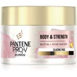 Pantene Body & Strength Rose Water Máscara Cabelo Cabelo Fino a Normal 160 ml