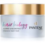 Pantene Hair Biology Cleanse & Reconstruct Máscara Cabelo Cabelo Danificado 160 ml