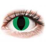 Gelflex Crazy Lens Cat Eye Green Diárias sem Correção (2 Lentes)
