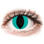 Gelflex Crazy Lens Cat Eye Aqua Diárias sem Correção (2 Lentes)