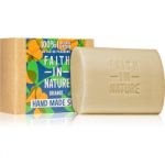 Faith In Nature Hand Made Soap Orange Sabão Natural em Barra 100g