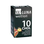 Wellion Luna Tiras Teste Colesterol Total 10 Unidades