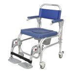 Orthos XXI Cadeira de Banho e Sanitária Atlantic - 4 Rodízios - Assento Skin