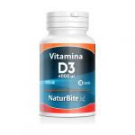 Naturbite Vitamina D3 4000 Ui 60 Cápsulas