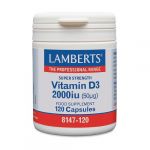Lamberts Vitamina D 2.000 Ui (50 µg) 120 Cápsulas