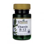 Swanson Vitamina B-12, 500mcg 30 Cápsulas