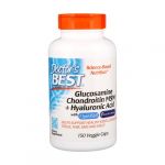 Doctor's Best Glucosamina Condroitina Msm + Ácido Hialurónico 150 Cápsulas