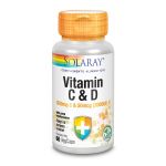 Solaray Vitamina C e D Cápsulas