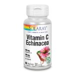 Solaray Vitamin C e Echinacea 60 Cápsulas