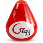 G-Vibe Ovo texturado e reutilizável G-Egg - Vermelho