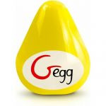 G-Vibe Ovo texturado e reutilizável G-Egg - Amarelo