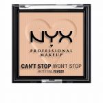Nyx Professional Makeup Can't Stop Won't Stop Mattifying Powder Pó Matificante Tom Light Medium 6g