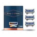 Gillette King Neck Razor Blades 3 Recargas