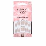 Elegant Touch French Pink 24 Nails With Glue Square 126 S
