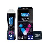Durex Preservativos Mutual Climax 12 Unidades + Lubrificante Perfect Connection 50ml