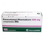 Paracetamol Pharmakern 500mg 20 Comprimidos