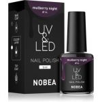 Nobea UV & LED Verniz de Gel Brilhante Tom Mulberry Night 14 6ml