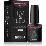 Nobea UV & LED Verniz de Gel Brilhante Tom Chocolate Truffle 13 6ml