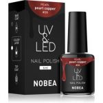 Nobea UV & LED Verniz de Gel Brilhante Tom Pearl Copper 28 6ml