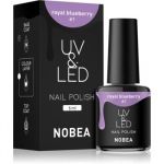 Nobea UV & LED Verniz de Gel Brilhante Tom Royal Blueberry 7 6ml