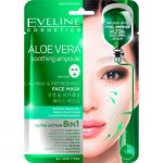 Eveline Sheet Mask Aloe Vera Máscara Hidratante e Apaziguadora com Aloe Vera Un.