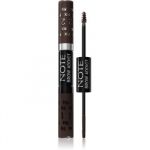 Note Cosmetique Brow Addict Tint And Shaping Gel de Styling para Sobrancelhas Tom 04 Grey Brown 2x5ml
