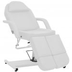 Cadeira de Esteticista Couro Artificial 180x62x78cm Branco