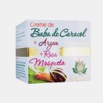 Elegante Creme Baba de Caracol + Argan + Rosa Mosqueta Premium 50g