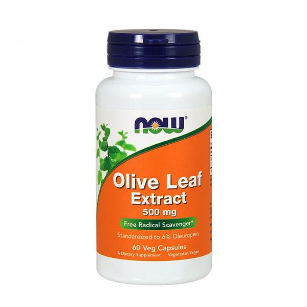 Now Olive Leaf Extract 500mg 60 Cápsulas KuantoKusta