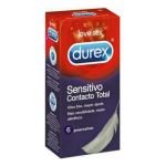 Durex Preservativos Sensitivo Contacto Total x6
