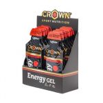 Crown Sport Nutrition Energy Gel 40g 12 Unds Laranja.