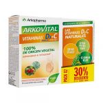 Arkopharma Arkovital Vitaminas D3+C 2 Unidades 20 Comprimidos