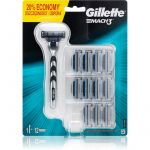 Gillette Mach3 Máquina de Barbear + Lâminas de Reposição 12 Unidades