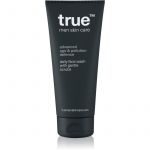 True Men Skin Care Daily Face Wash With Gentle Scrubs Esfoliante de Limpeza em Gel 200ml