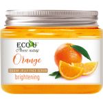 Eco U Orange Sugar Jelly Face Scrub Brightening 140g